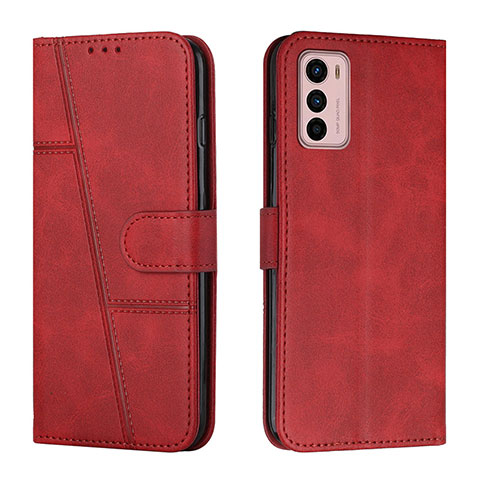 Funda de Cuero Cartera con Soporte Carcasa Y01X para Motorola Moto G42 Rojo