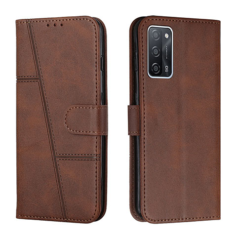 Funda de Cuero Cartera con Soporte Carcasa Y01X para Oppo A53s 5G Marron