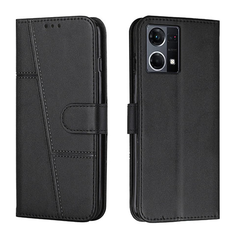 Funda de Cuero Cartera con Soporte Carcasa Y01X para Oppo F21 Pro 4G Negro