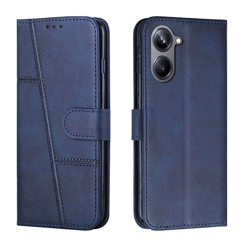 Funda de Cuero Cartera con Soporte Carcasa Y01X para Realme 10 4G Azul