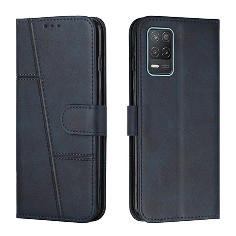 Funda de Cuero Cartera con Soporte Carcasa Y01X para Realme 9 5G India Azul