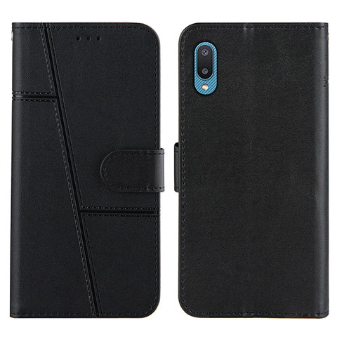 Funda de Cuero Cartera con Soporte Carcasa Y01X para Samsung Galaxy A02 Negro