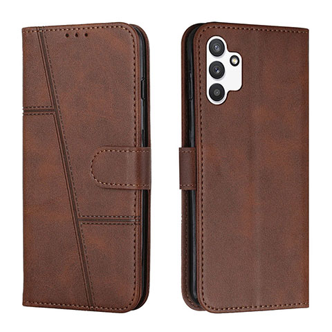 Funda de Cuero Cartera con Soporte Carcasa Y01X para Samsung Galaxy A13 4G Marron