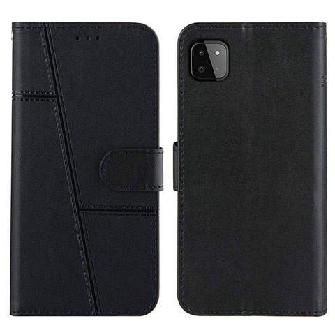 Funda de Cuero Cartera con Soporte Carcasa Y01X para Samsung Galaxy A22 5G Negro