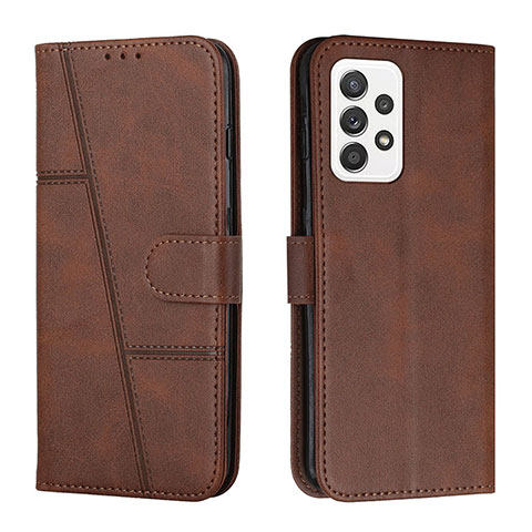 Funda de Cuero Cartera con Soporte Carcasa Y01X para Samsung Galaxy A23 4G Marron