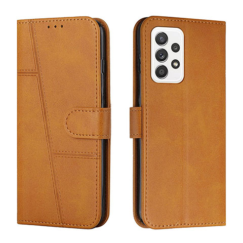 Funda de Cuero Cartera con Soporte Carcasa Y01X para Samsung Galaxy A23 4G Marron Claro