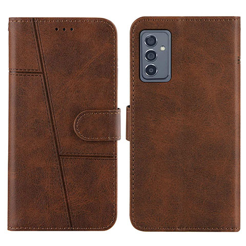 Funda de Cuero Cartera con Soporte Carcasa Y01X para Samsung Galaxy A34 5G Marron