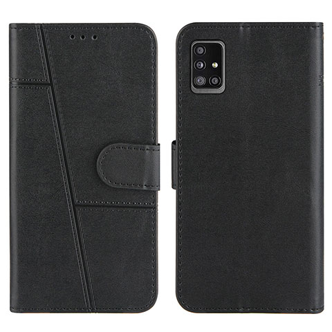 Funda de Cuero Cartera con Soporte Carcasa Y01X para Samsung Galaxy A51 5G Negro