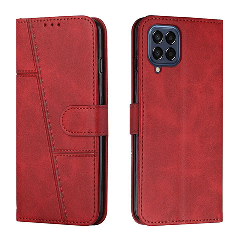 Funda de Cuero Cartera con Soporte Carcasa Y01X para Samsung Galaxy M33 5G Rojo