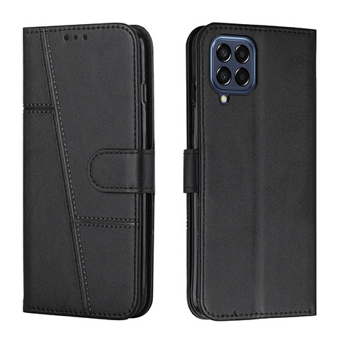 Funda de Cuero Cartera con Soporte Carcasa Y01X para Samsung Galaxy M53 5G Negro