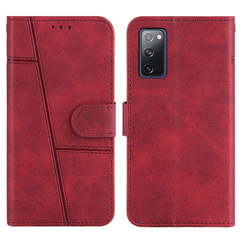 Funda de Cuero Cartera con Soporte Carcasa Y01X para Samsung Galaxy S20 FE (2022) 5G Rojo