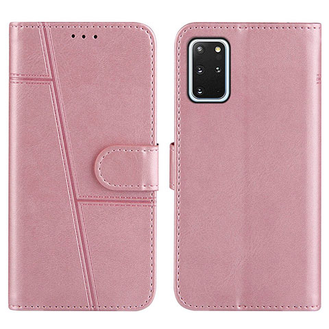 Funda de Cuero Cartera con Soporte Carcasa Y01X para Samsung Galaxy S20 Plus Oro Rosa