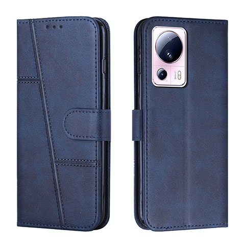 Funda de Cuero Cartera con Soporte Carcasa Y01X para Xiaomi Civi 2 5G Azul