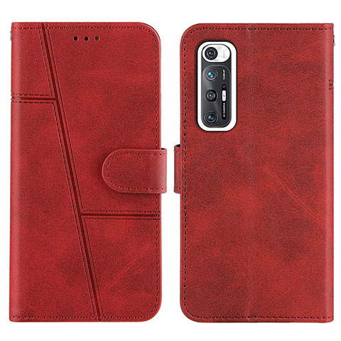 Funda de Cuero Cartera con Soporte Carcasa Y01X para Xiaomi Mi 10S 5G Rojo