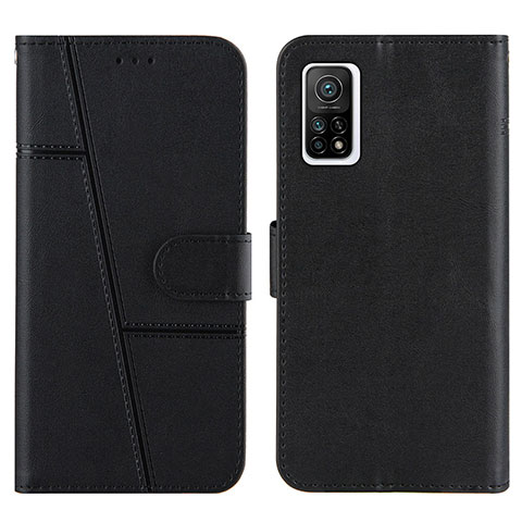 Funda de Cuero Cartera con Soporte Carcasa Y01X para Xiaomi Mi 10T 5G Negro