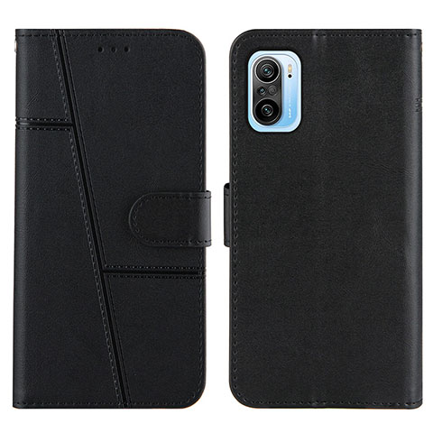 Funda de Cuero Cartera con Soporte Carcasa Y01X para Xiaomi Mi 11i 5G Negro