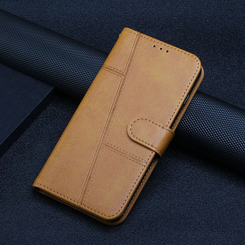 Funda de Cuero Cartera con Soporte Carcasa Y01X para Xiaomi Poco C55 Marron Claro