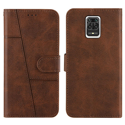 Funda de Cuero Cartera con Soporte Carcasa Y01X para Xiaomi Poco M2 Pro Marron