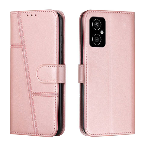 Funda de Cuero Cartera con Soporte Carcasa Y01X para Xiaomi Poco M4 5G Oro Rosa