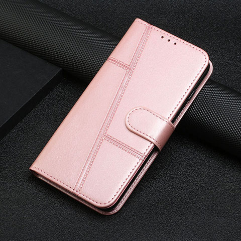 Funda de Cuero Cartera con Soporte Carcasa Y01X para Xiaomi Poco X5 Pro 5G Oro Rosa