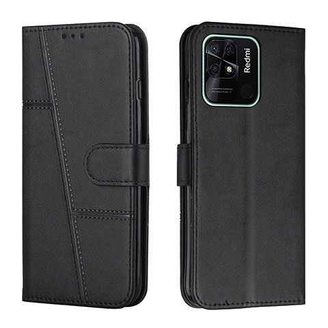 Funda de Cuero Cartera con Soporte Carcasa Y01X para Xiaomi Redmi 10 Power Negro