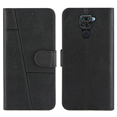 Funda de Cuero Cartera con Soporte Carcasa Y01X para Xiaomi Redmi 10X 4G Negro