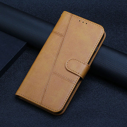 Funda de Cuero Cartera con Soporte Carcasa Y01X para Xiaomi Redmi A1 Plus Marron Claro