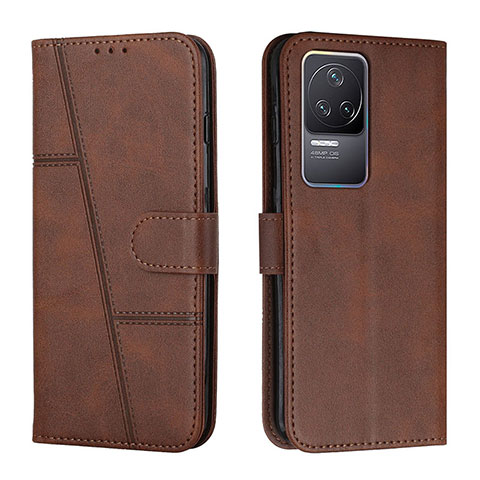 Funda de Cuero Cartera con Soporte Carcasa Y01X para Xiaomi Redmi K50 5G Marron