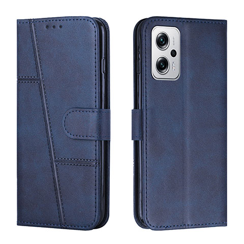 Funda de Cuero Cartera con Soporte Carcasa Y01X para Xiaomi Redmi K50i 5G Azul