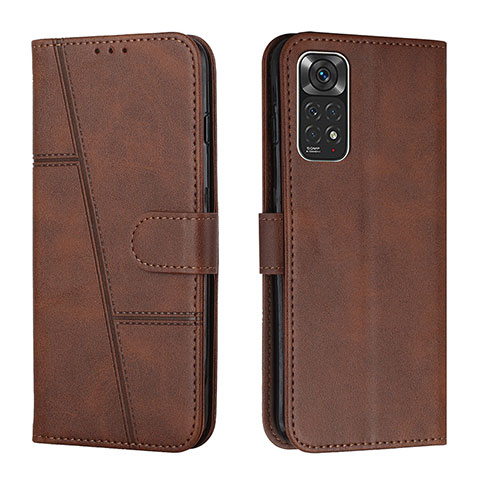 Funda de Cuero Cartera con Soporte Carcasa Y01X para Xiaomi Redmi Note 11 4G (2022) Marron