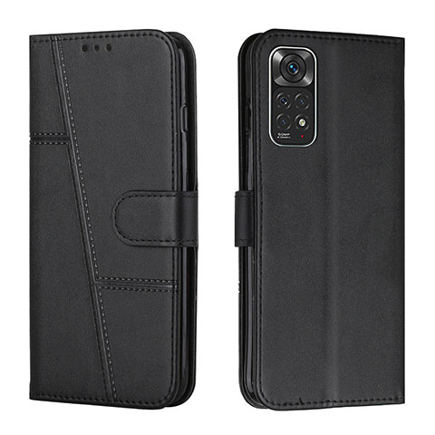 Funda de Cuero Cartera con Soporte Carcasa Y01X para Xiaomi Redmi Note 11 4G (2022) Negro