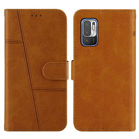 Funda de Cuero Cartera con Soporte Carcasa Y01X para Xiaomi Redmi Note 11 SE 5G Marron Claro