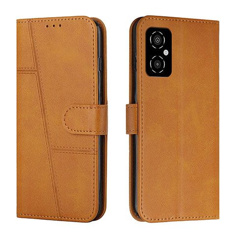 Funda de Cuero Cartera con Soporte Carcasa Y01X para Xiaomi Redmi Note 11R 5G Marron Claro