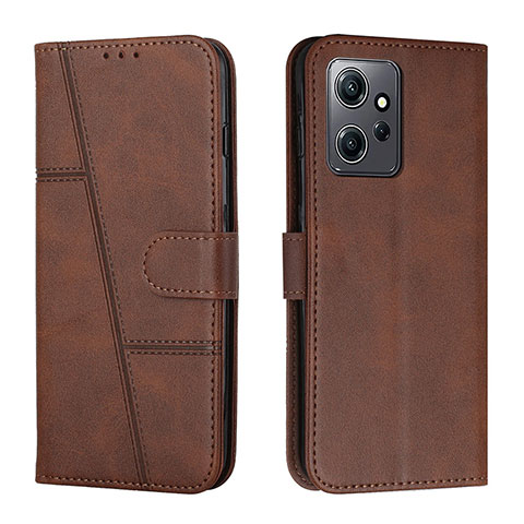 Funda de Cuero Cartera con Soporte Carcasa Y01X para Xiaomi Redmi Note 12 4G Marron