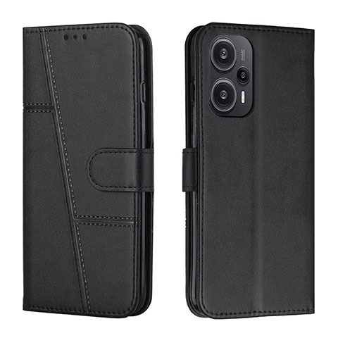 Funda de Cuero Cartera con Soporte Carcasa Y01X para Xiaomi Redmi Note 12 Turbo 5G Negro