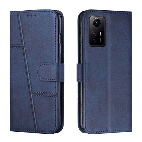 Funda de Cuero Cartera con Soporte Carcasa Y01X para Xiaomi Redmi Note 12S Azul