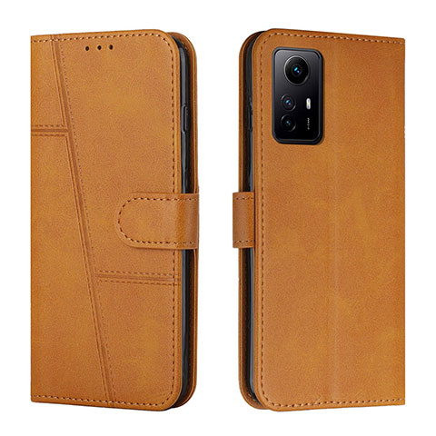 Funda de Cuero Cartera con Soporte Carcasa Y01X para Xiaomi Redmi Note 12S Marron Claro