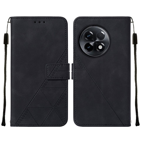 Funda de Cuero Cartera con Soporte Carcasa Y02B para OnePlus 11R 5G Negro