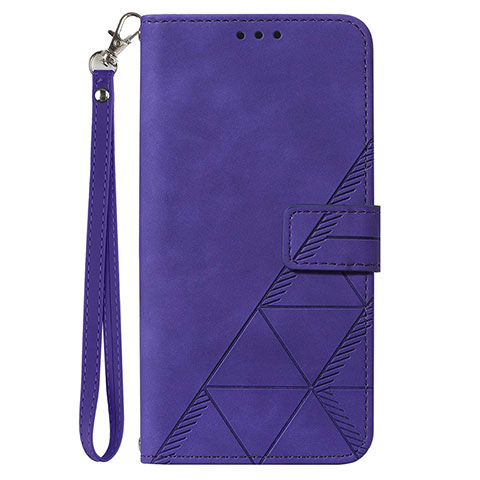 Funda de Cuero Cartera con Soporte Carcasa Y02B para Samsung Galaxy A03 Core Morado