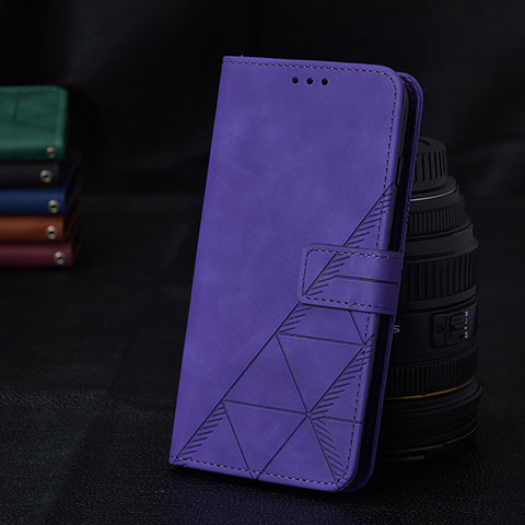 Funda de Cuero Cartera con Soporte Carcasa Y02B para Samsung Galaxy A32 4G Morado