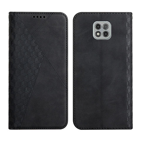 Funda de Cuero Cartera con Soporte Carcasa Y02X para Motorola Moto G Power (2021) Negro