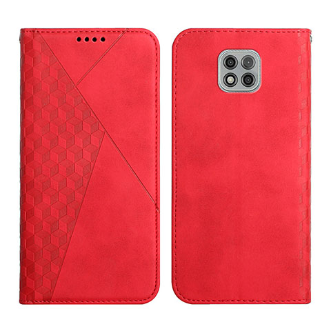 Funda de Cuero Cartera con Soporte Carcasa Y02X para Motorola Moto G Power (2021) Rojo