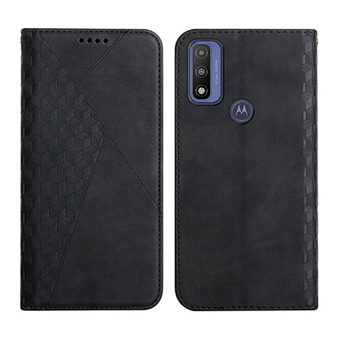 Funda de Cuero Cartera con Soporte Carcasa Y02X para Motorola Moto G Pure Negro