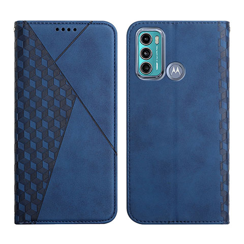 Funda de Cuero Cartera con Soporte Carcasa Y02X para Motorola Moto G40 Fusion Azul