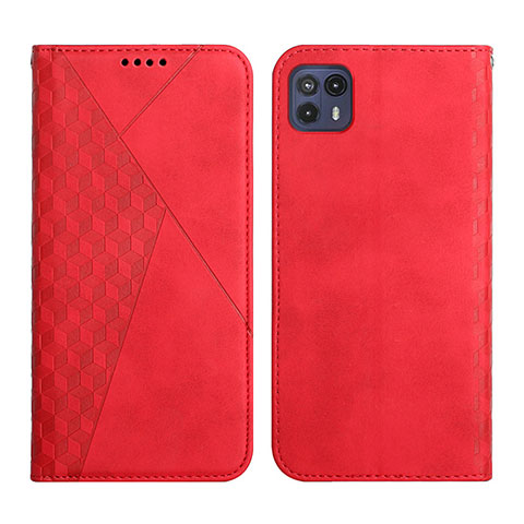 Funda de Cuero Cartera con Soporte Carcasa Y02X para Motorola Moto G50 5G Rojo