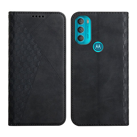 Funda de Cuero Cartera con Soporte Carcasa Y02X para Motorola Moto G71 5G Negro