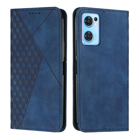 Funda de Cuero Cartera con Soporte Carcasa Y02X para OnePlus Nord CE 2 5G Azul