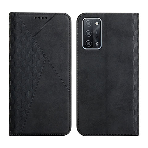 Funda de Cuero Cartera con Soporte Carcasa Y02X para Oppo A53s 5G Negro