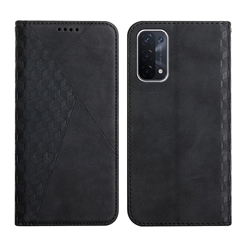 Funda de Cuero Cartera con Soporte Carcasa Y02X para Oppo A54 5G Negro