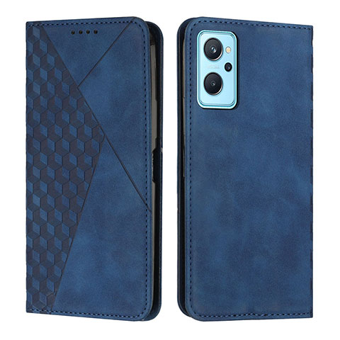 Funda de Cuero Cartera con Soporte Carcasa Y02X para Realme 10T 5G Azul